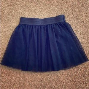 Black tutu tulle skirt